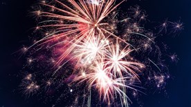 fireworks display